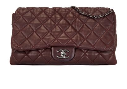 3 Accordion Flap Bag, &pound;2,200, Handbags, Red, Lambskin Leather, Front view